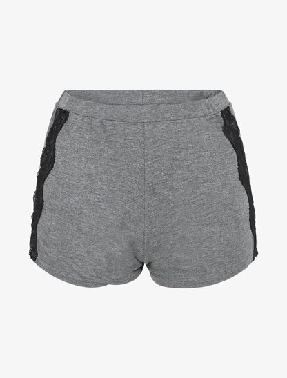 Ensemble pyjama en dentelle - Gris foncé - 4