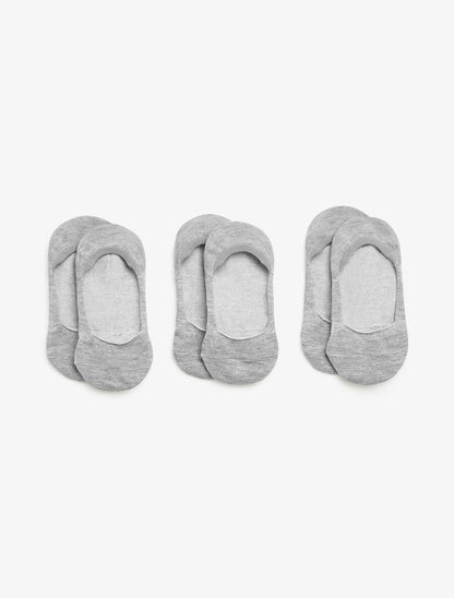 Lot de 3 socquettes antidérapantes - Gris - 2