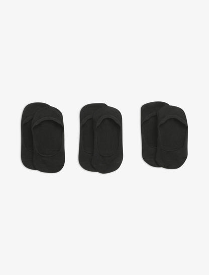 Lot de 3 socquettes antidérapantes - Noir - 2