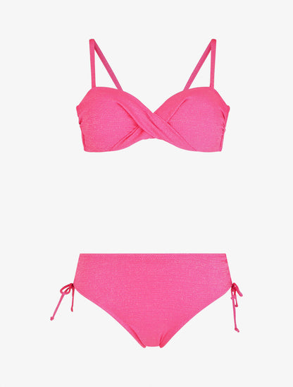 Bikini torsadé - Rose - 2