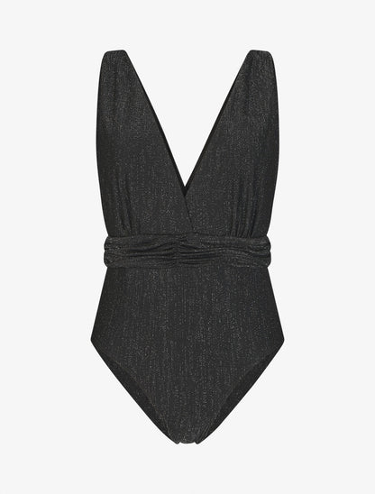 Maillot de bain une pièce irisé - Noir - 3