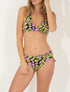 Bikini imprimé floral - Noir - 1