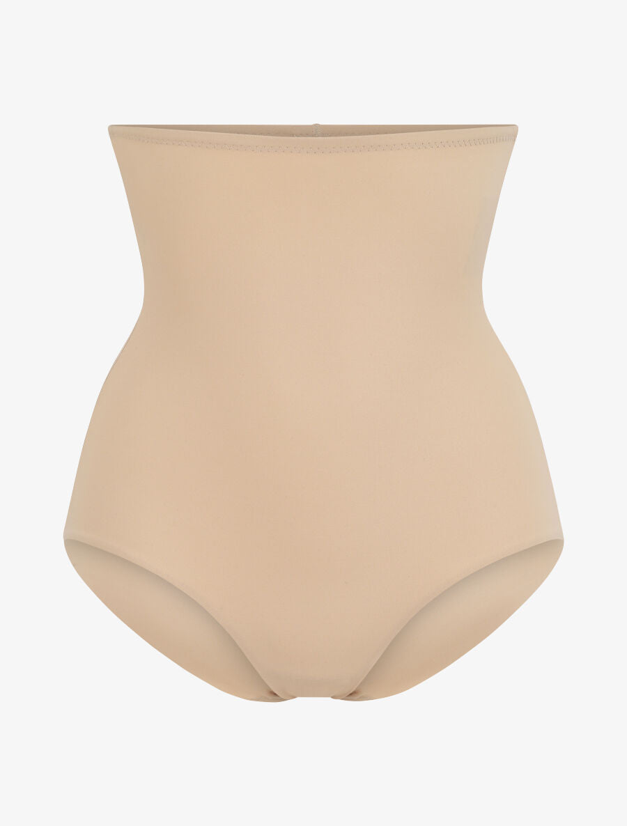 Culotte gainante taille haute - Beige - 4