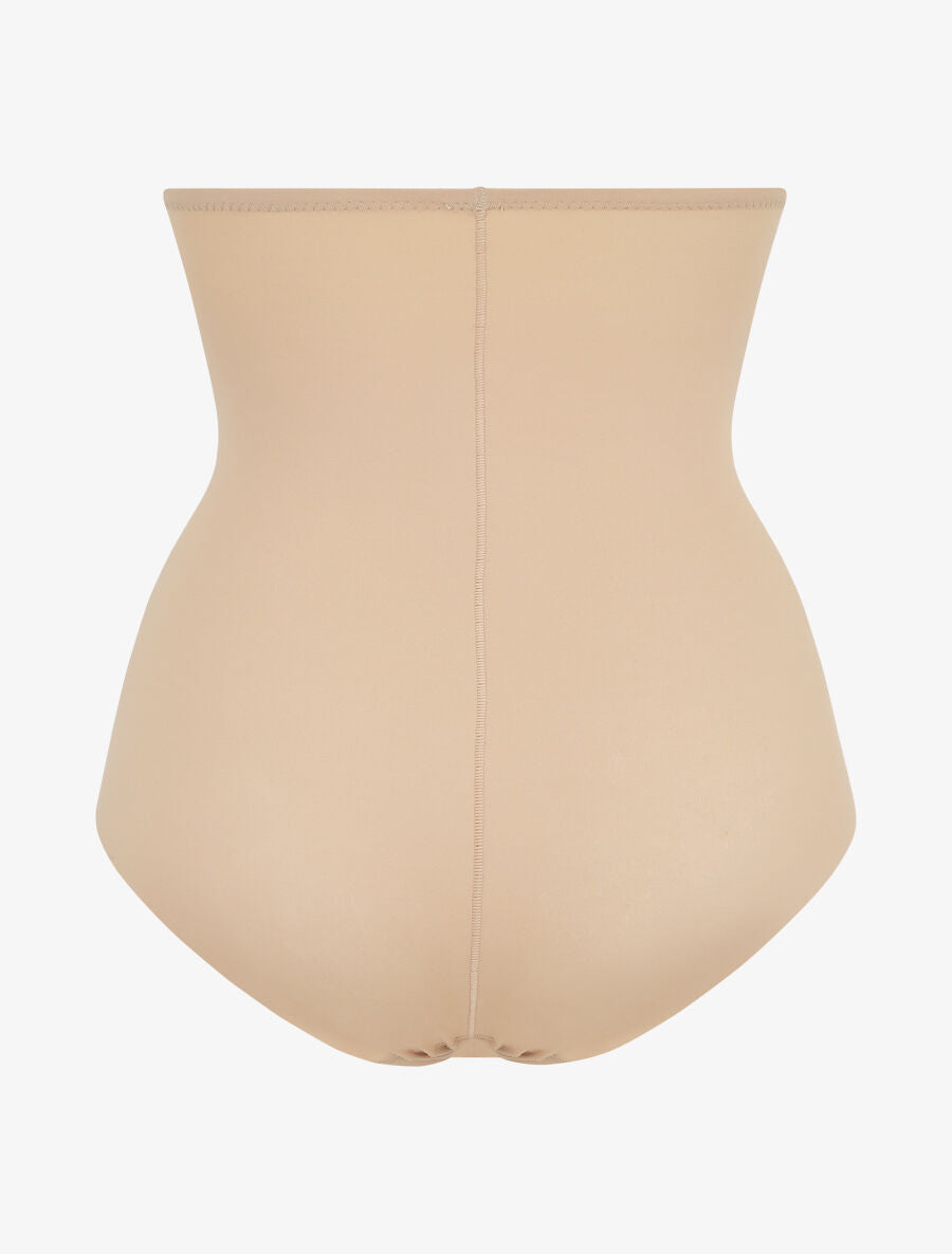 Culotte gainante taille haute - Beige - 2