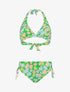 Bikini imprimé floral - Vert fluo - 3