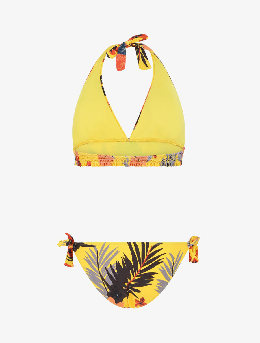 Bikini imprimé tropical - Jaune - 2