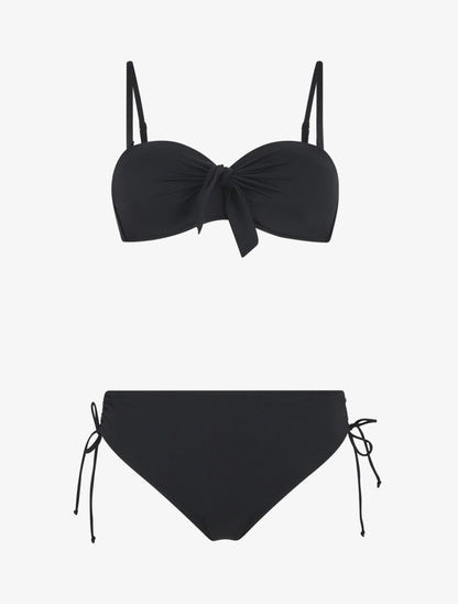Bikini à noeud - Noir - 6
