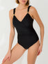 Maillot de bain une pièce à détail bijoux - Noir - 1