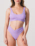 Bikini brassière et tanga montant - Lilas - 1