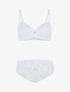 Ensemble lingerie en dentelle - Blanc - 4