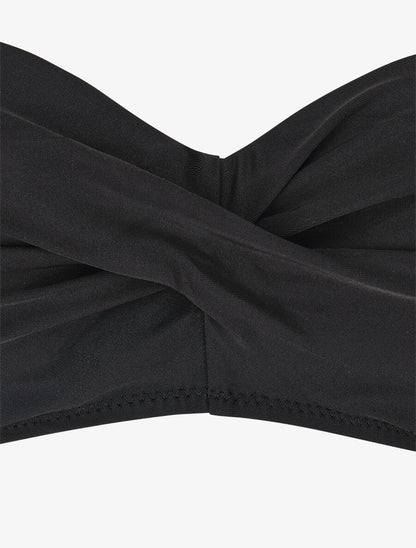 Maillot de bain 2 pièces torsadé - Noir - 3