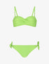 Maillot de bain 2 pièces torsadé - Vert pomme - 4