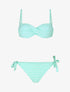 Bikini imprimé rayé - Vert - 4