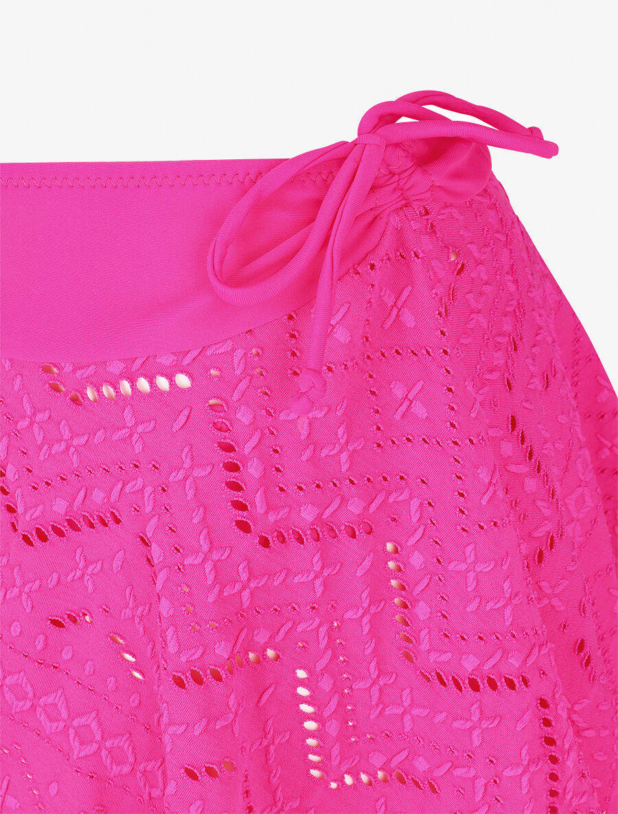 Ensemble de maillot de bain uni - Fushia - 3