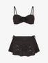 Ensemble de maillot de bain uni - Noir - 1