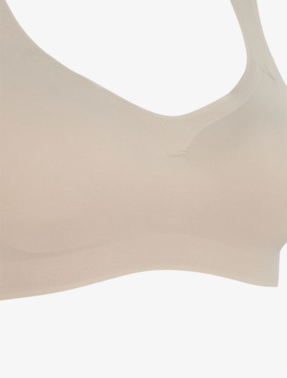 Ensemble brassière et shorty invisibles - Beige - 4