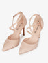 Sandales pointues à brides croisées - Nude - 1