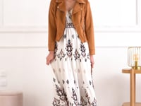 Stivaletti in similpelle e camoscio con zip decorativa. - Chameau